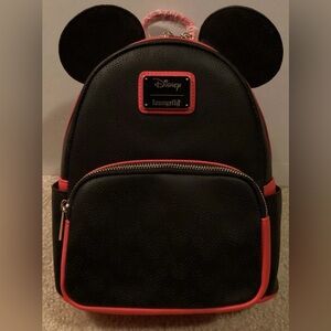 LOUNGEFLY DISNEY MICKEY MOUSE PERFECT MINIMAL MINI BACKPACK 2025 NWT
